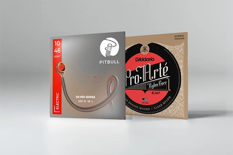 Bad String Silver vs Bronze Classical Guitar Bass Strings: - Barbad Musical ...